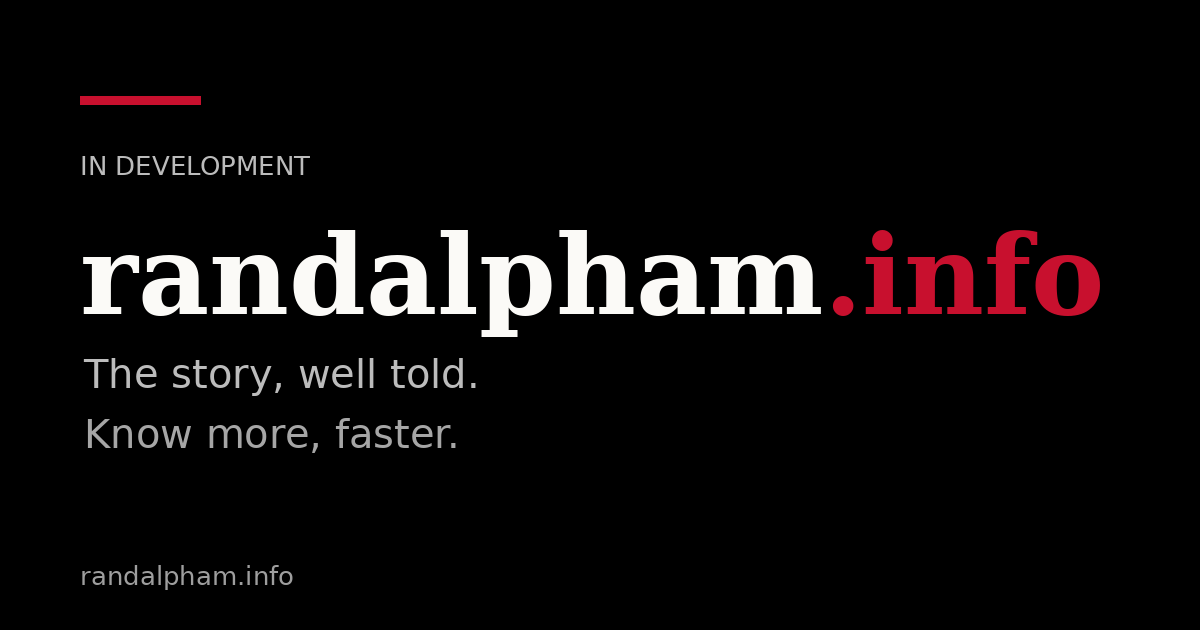 Link preview image for randalpham.info
